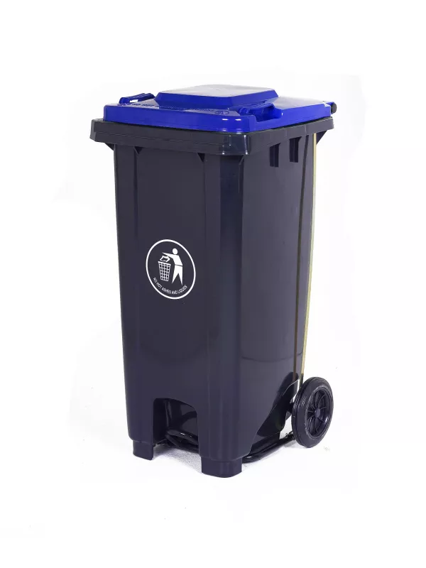 GPC Pedal Wheelie Bin - 120 Litres